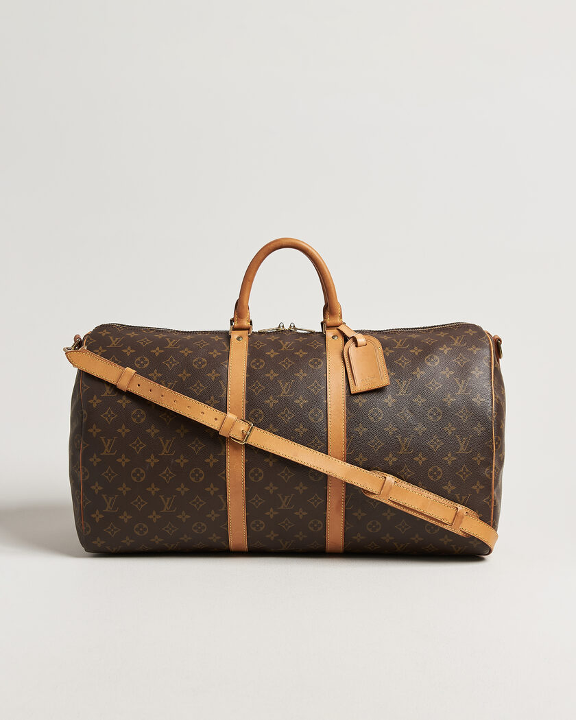 Louis Vuitton Pre-Owned Keepall Bandouliére 55 Monogram – Braun