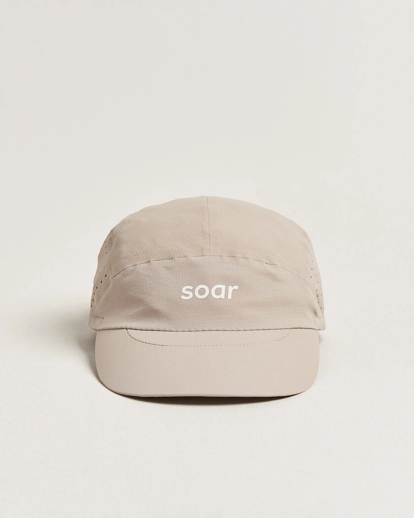 SOAR Running Run Cap Warm Grey – Beige