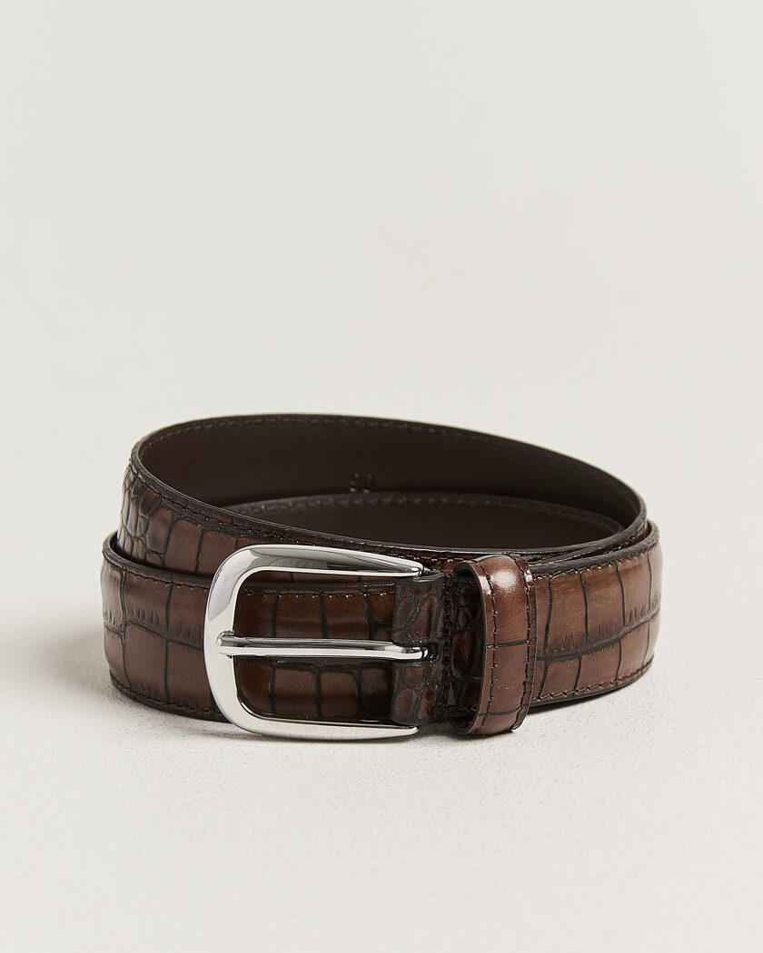 Anderson's Embossed Western Leather Belt Tan – Braun