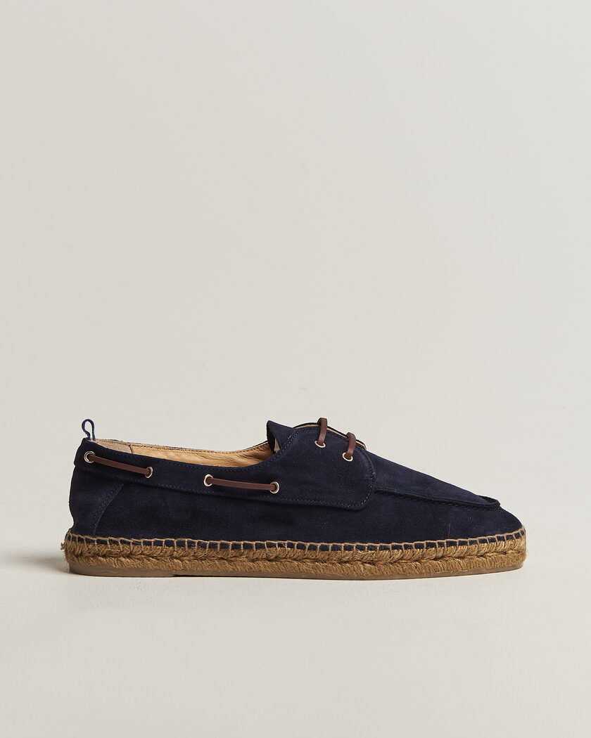 Castañer Nemo Casual Suede Boat Shoe Azul Oscuro – Blau