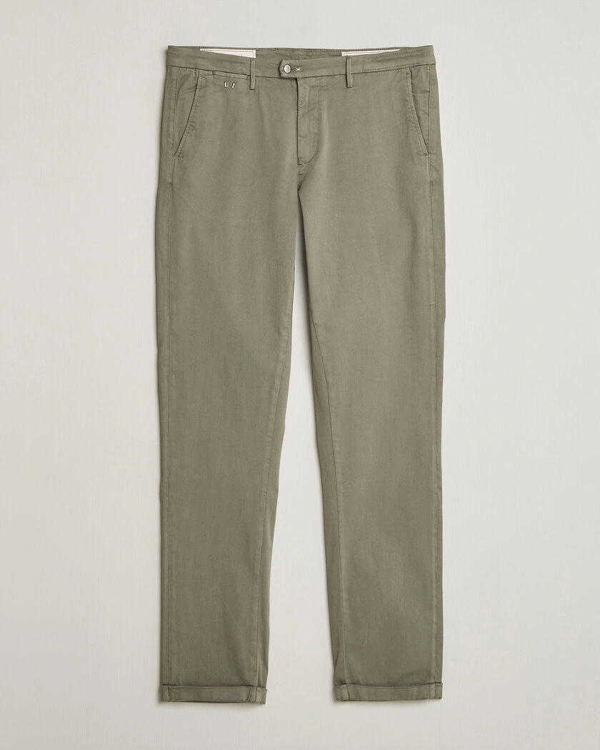 Tramarossa Luis Superstrech Cotton Chino Aloe – Grün