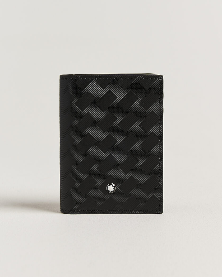 Montblanc Extreme Leather 4cc Card Wallet Black – Schwarz