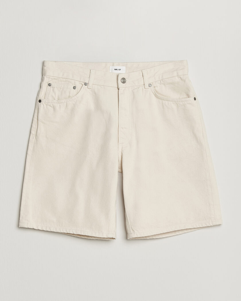  NN07 Otis Denim Shorts Ecru – Weiß