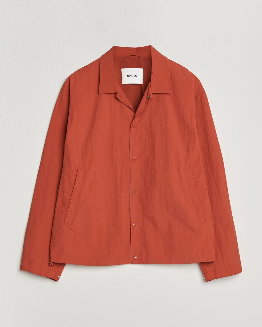 NN07 Frenton Coach Jacket Sienna Heat – Rot