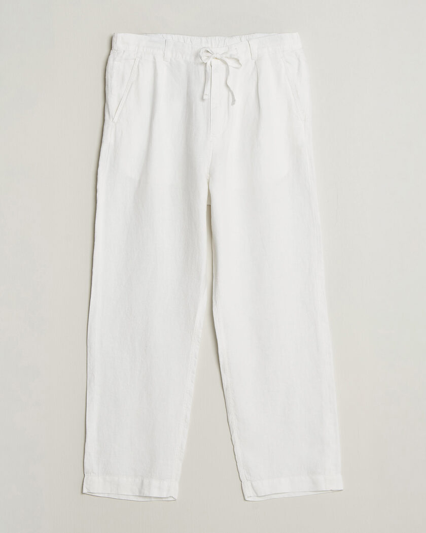 Polo Ralph Lauren Easy Fit Pleated Trousers Ceramic White – Weiß