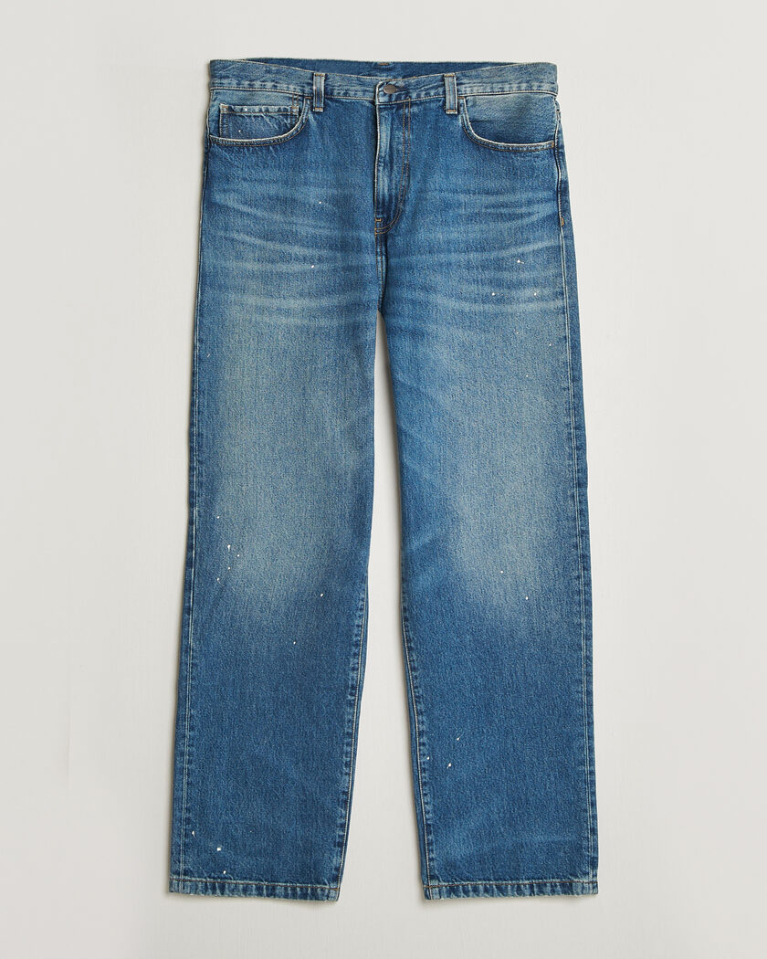 Carhartt WIP Landon Distressed Pant Blue – Blau