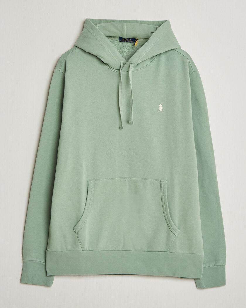 Polo Ralph Lauren Loopback Terry Hood Light Green – Grün