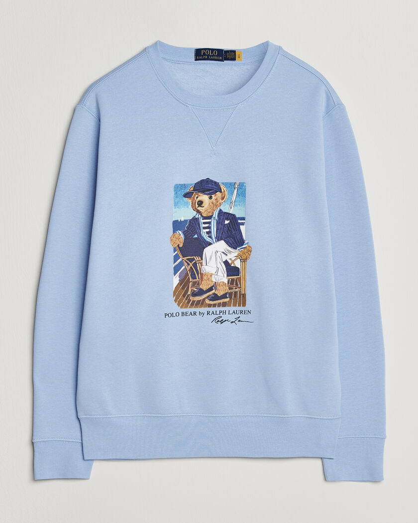 Polo Ralph Lauren Newport Bear Sweatshirt Office Blue – Blau