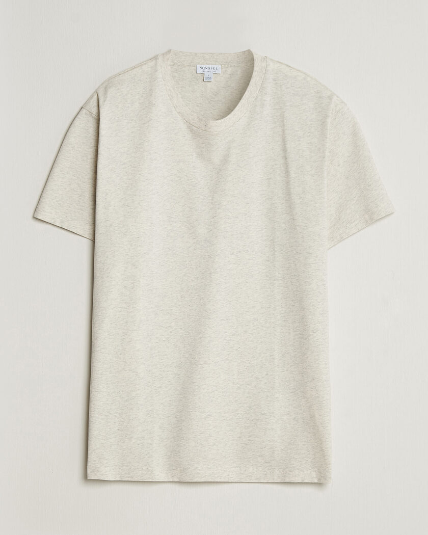 Sunspel Riviera Midweight T-Shirt Archive White – Weiß