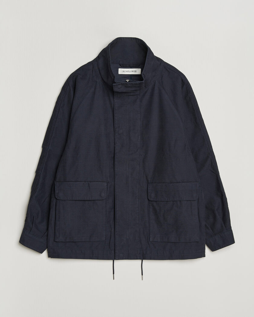 Sunflower Field Jacket Navy – Blau