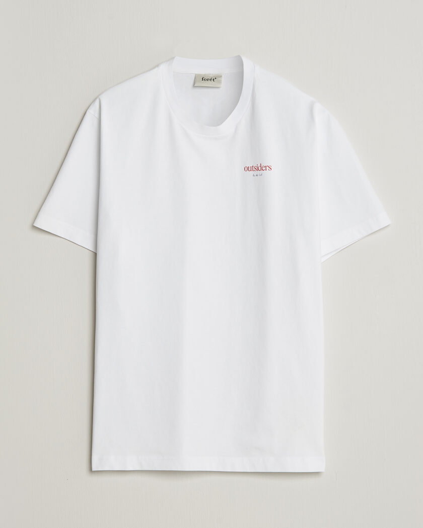 Forét To Do Back Print T-Shirt White – Weiß