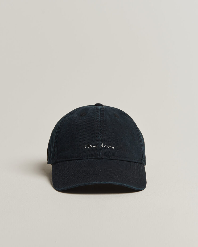 Forét Slow Down Washed Cap Black – Schwarz