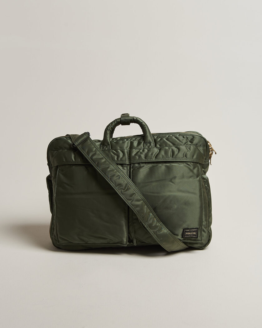 Porter-Yoshida & Co. Tanker 3Way Document Bag Sage Green – Grün