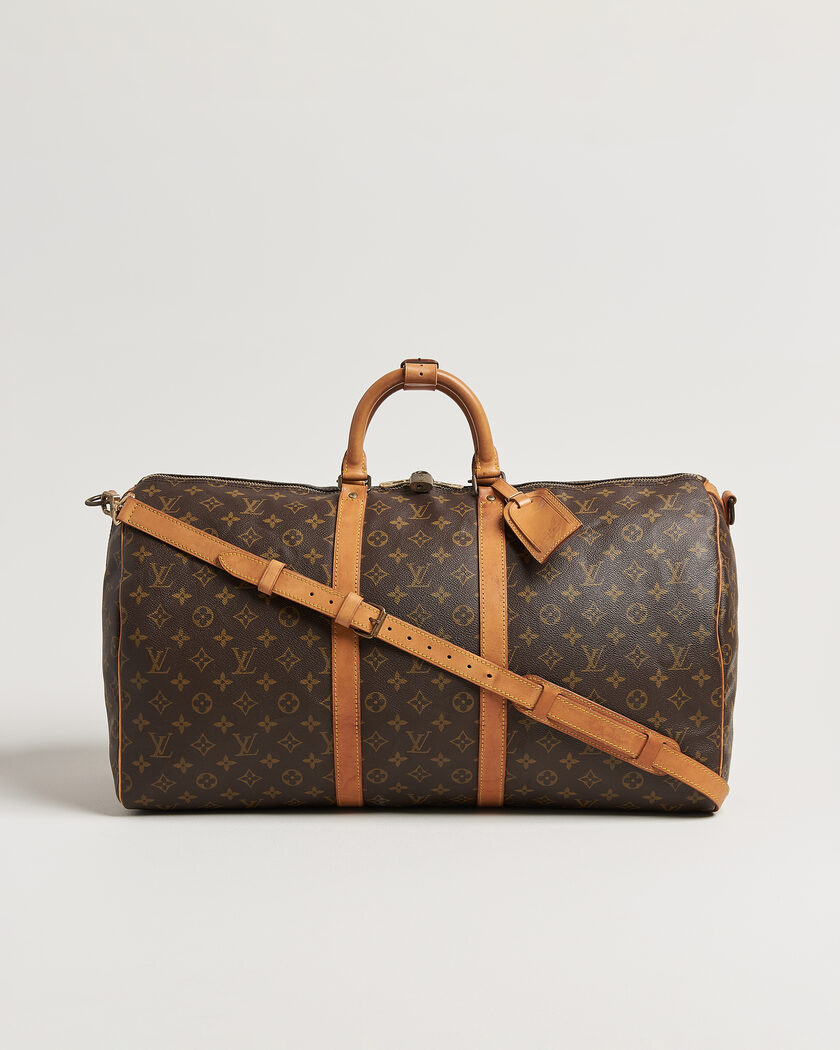 Louis Vuitton Pre-Owned Keepall Bandouliére 55 Monogram – Braun