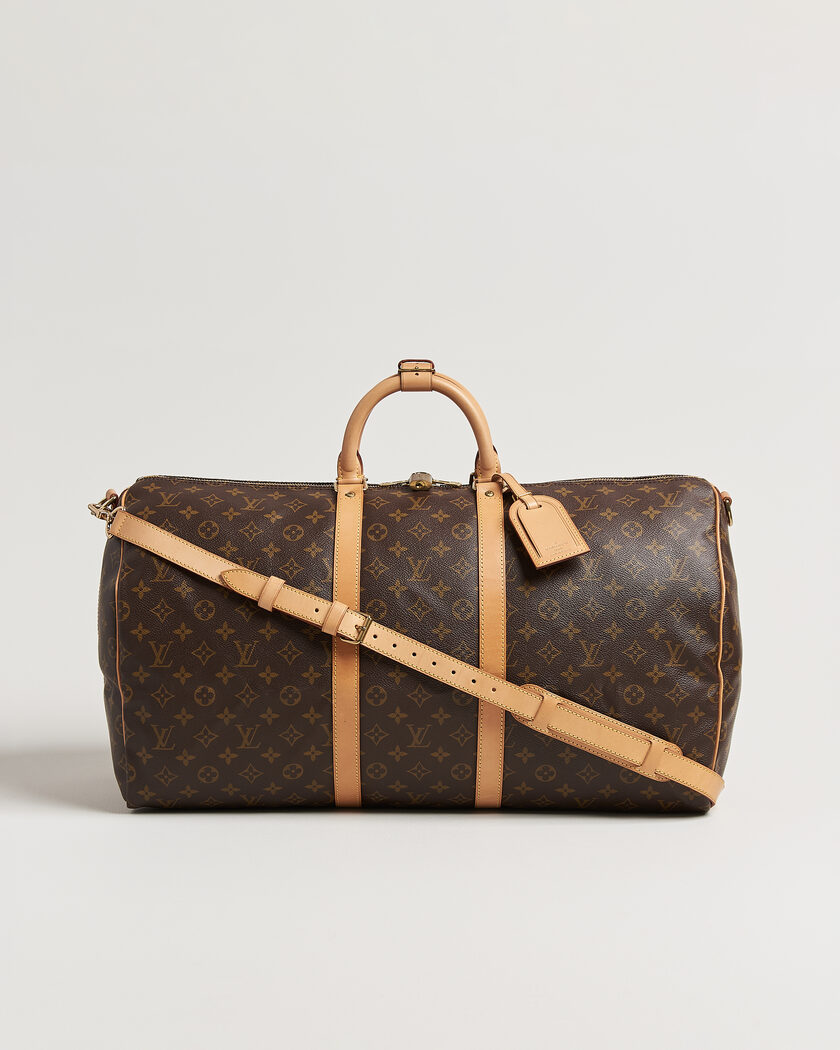 Louis Vuitton Pre-Owned Keepall Bandouliére 55 Monogram – Braun