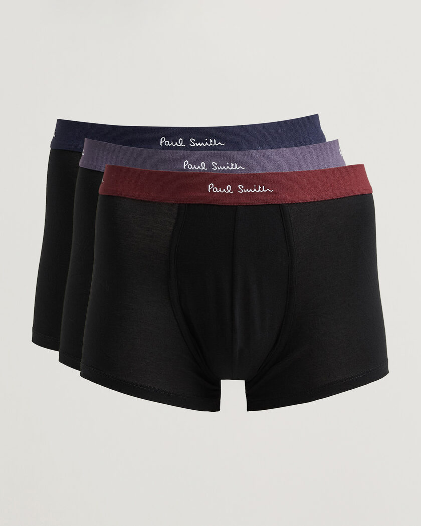 Paul Smith 3-Pack Trunk Black – Schwarz