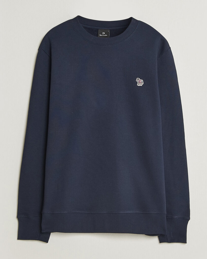 PS Paul Smith Zebra Organic Cotton Sweatshirt Navy – Blau