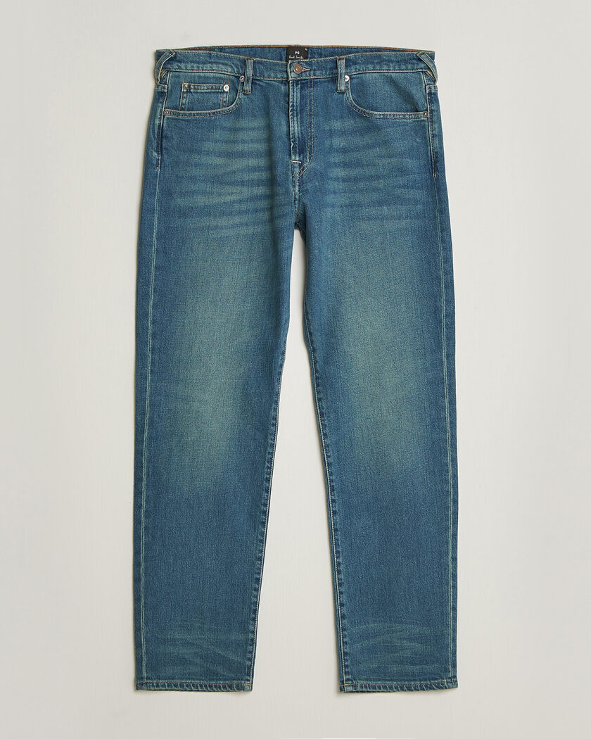 PS Paul Smith Relaxed Tapered Fit Jeans Vintage Blue – Blau