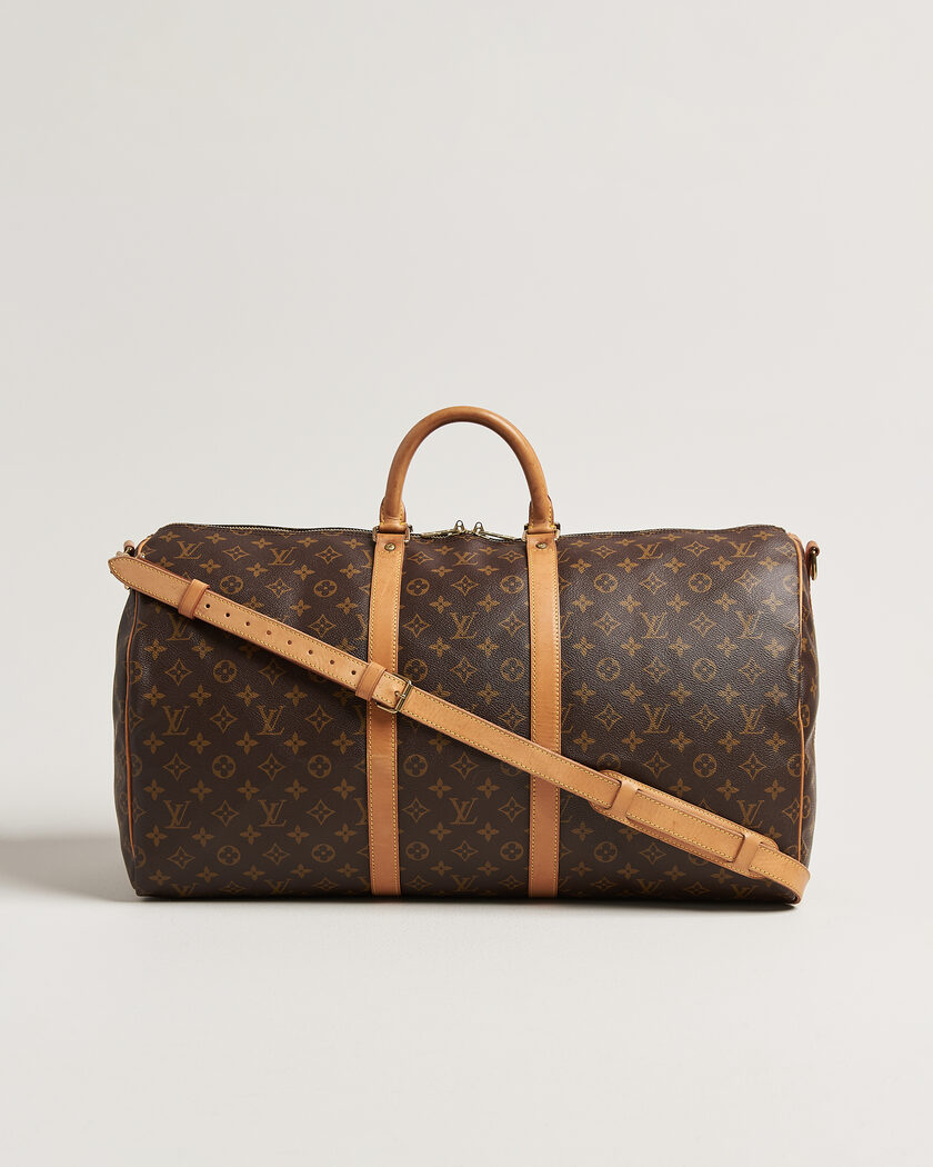 Louis Vuitton Pre-Owned Keepall 55 Bandouliére Monogram – Braun