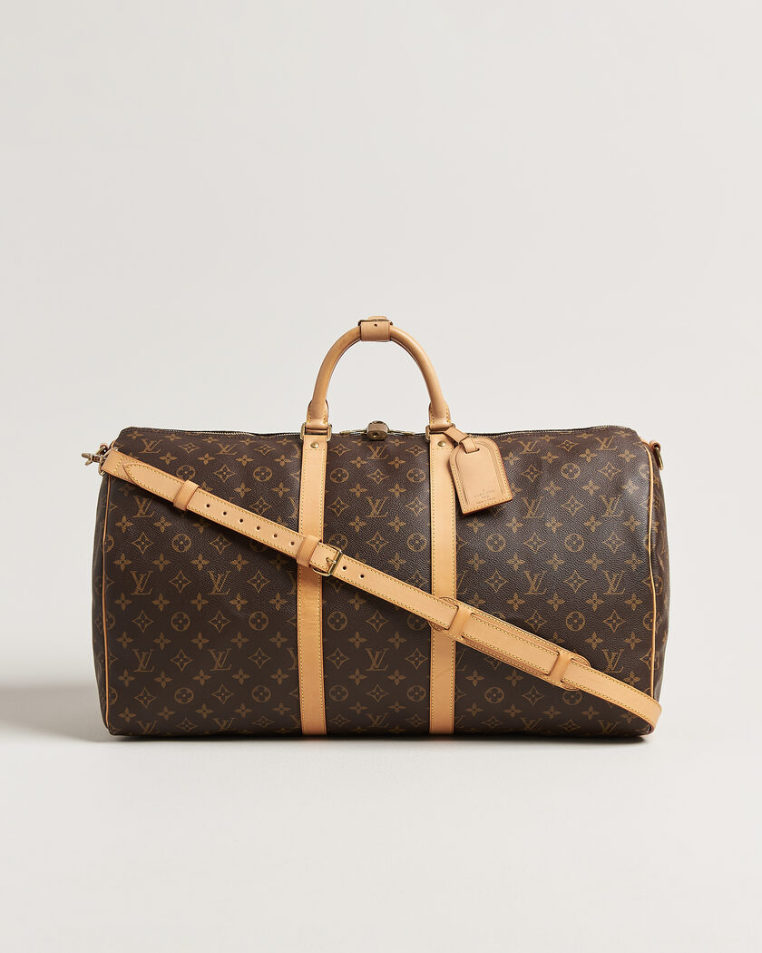Louis Vuitton Pre-Owned Keepall 55 Bandouliére Monogram – Braun