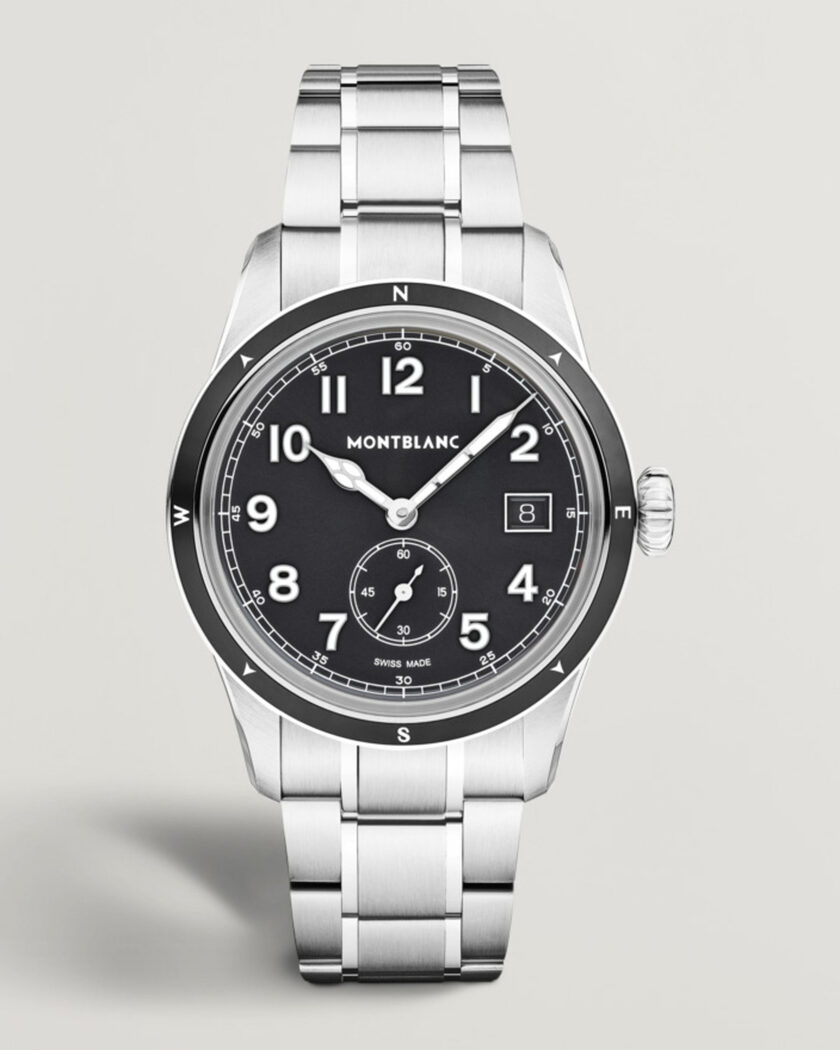 Montblanc 1858 Small Second 0 Oxygen Black – Schwarz