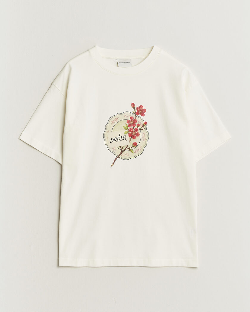 Drôle de Monsieur Porcelaine T-shirt Off White – Weiß