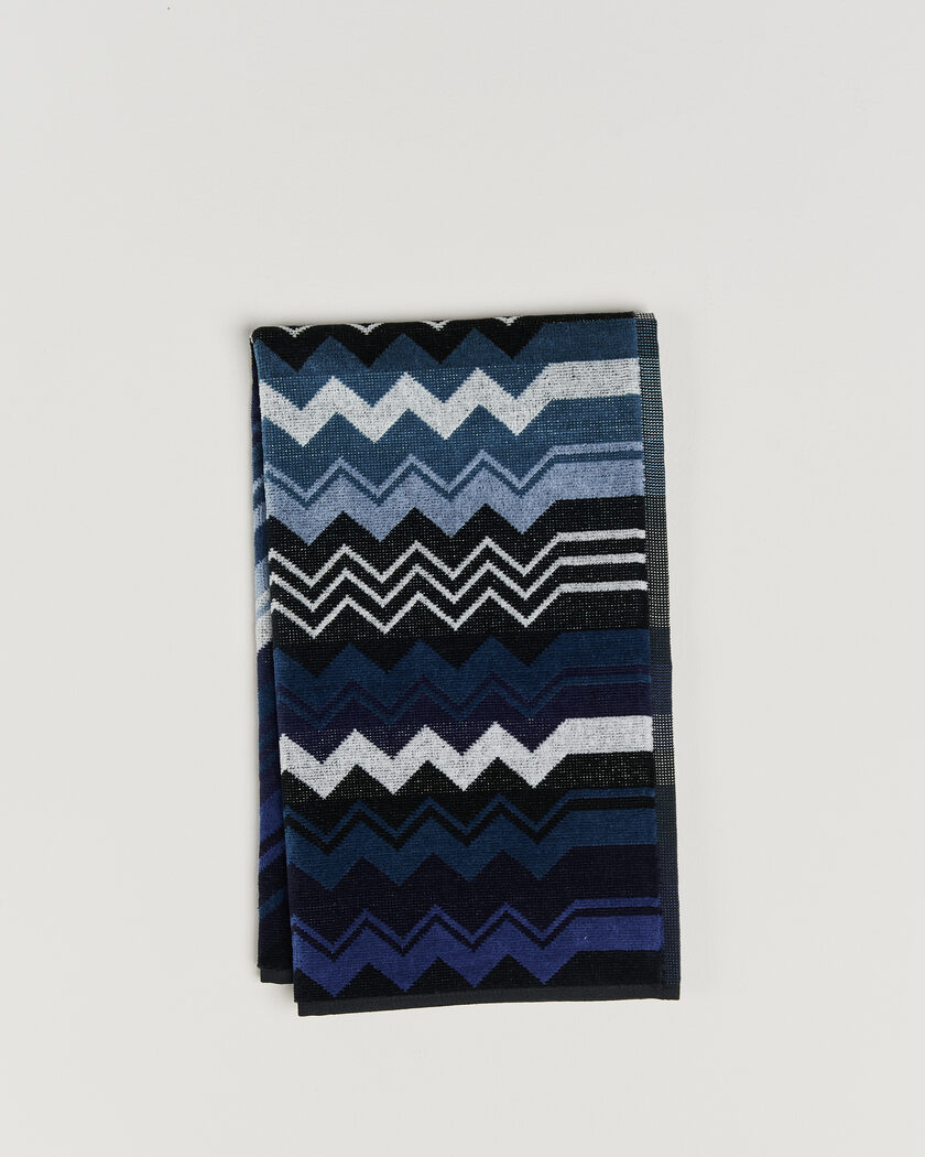 Missoni Home Giacomo Hand Towel 70x40cm Multi Blue – Blau