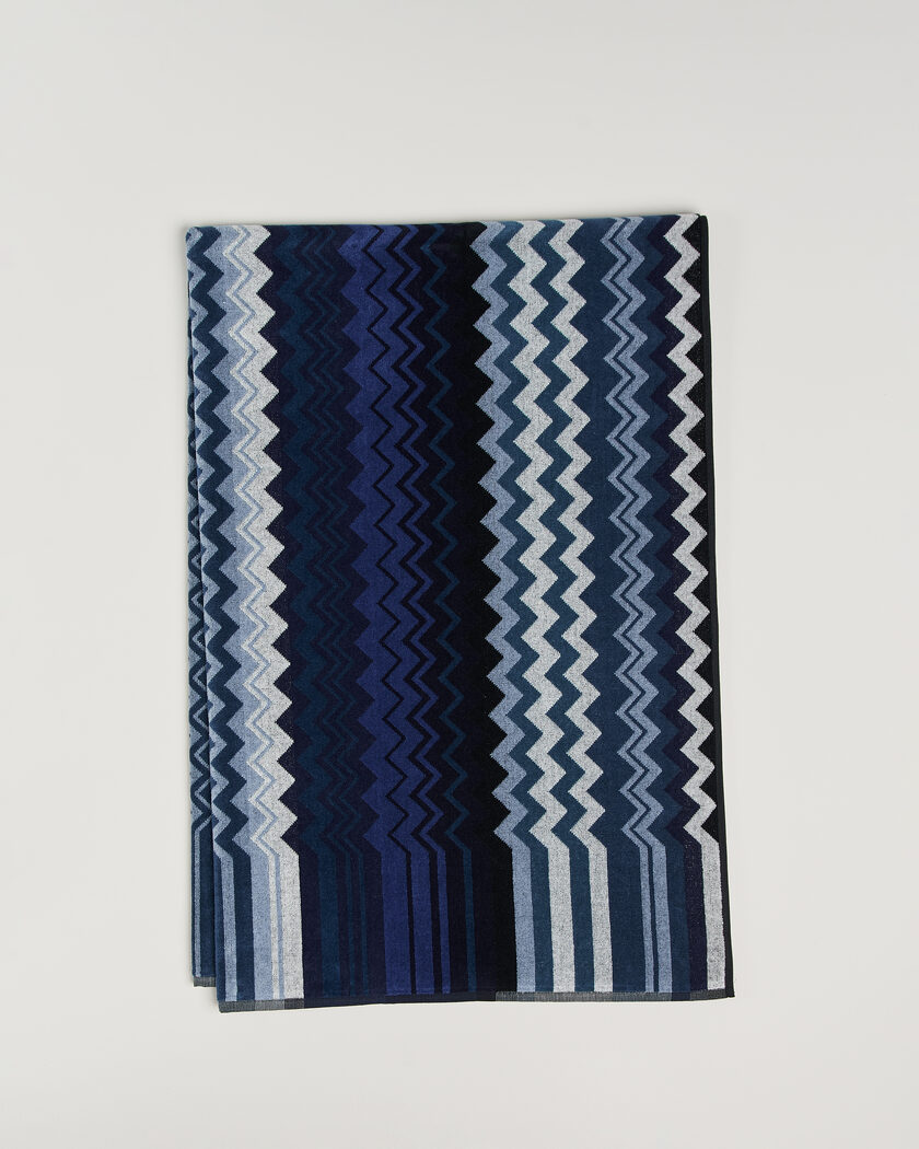 Missoni Home Giacomo Bath Sheet 100x150cm Multi Blue – Blau