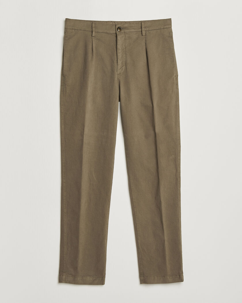 Canali Cotton/Cashmere Chinos Taupe – Braun