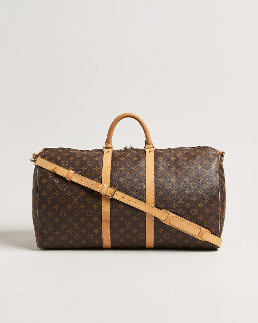 Louis Vuitton Pre-Owned Keepall 55 Bandouliére Monogram – Braun