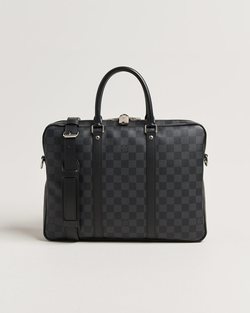 Louis Vuitton Pre-Owned Porte Documents Damier Graphite – Grau