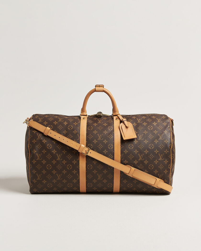 Louis Vuitton Pre-Owned Keepall 55 Bandouliére Monogram – Braun