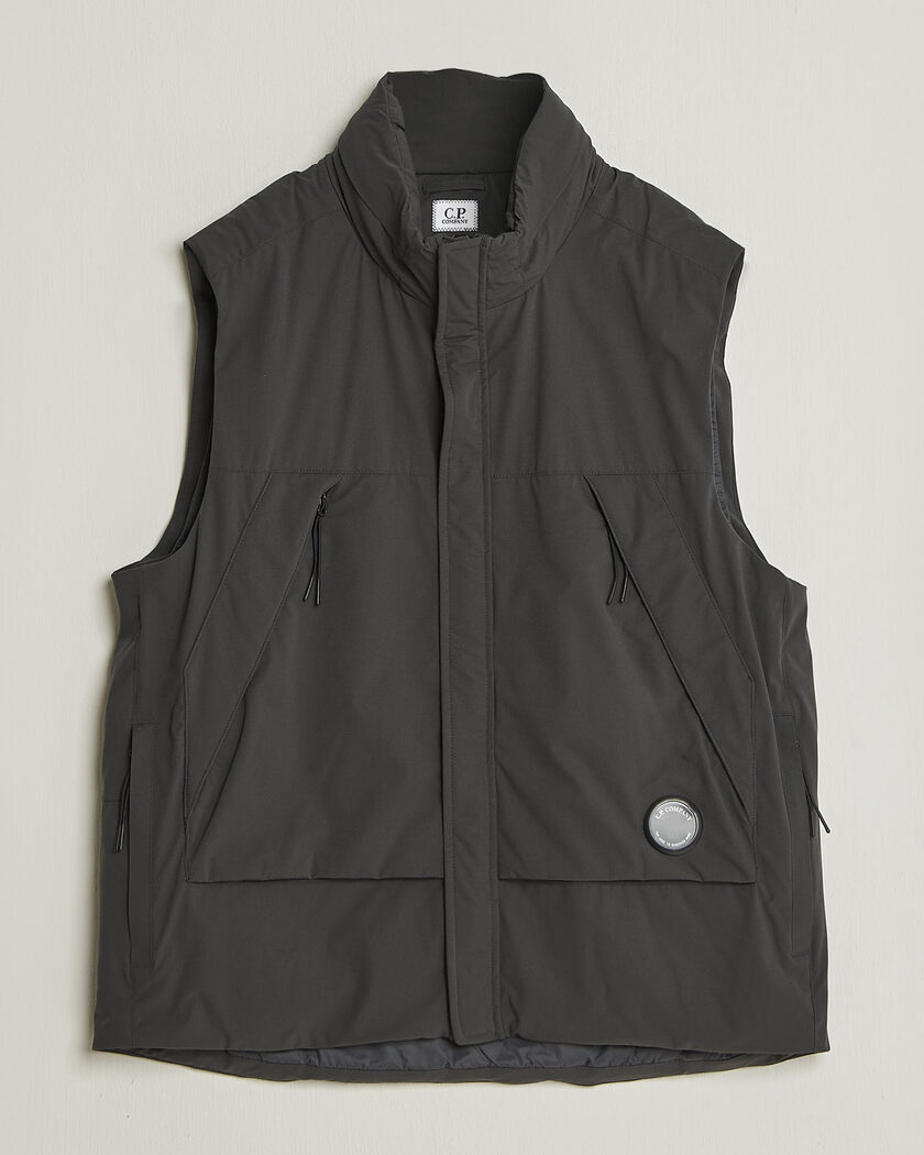 C.P. Company Pro-Tek Lightweight Padded Vest Dark Grey – Grau