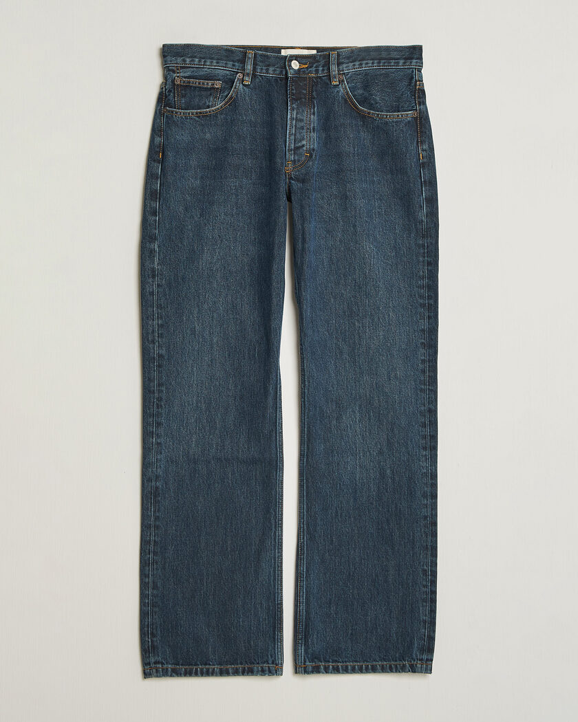 Jeanerica Arrow Straight Jeans Honey Mid Blue – Blau
