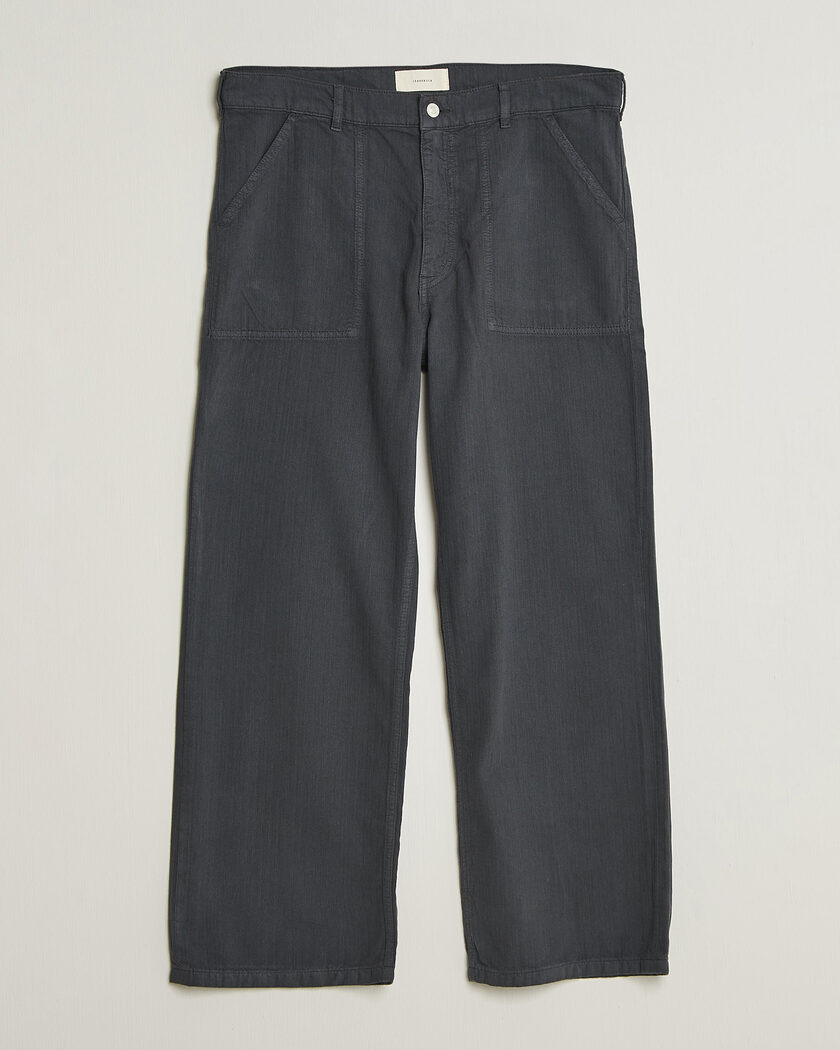 Jeanerica Genua Worker Chino Chevron Anthracite – Grau