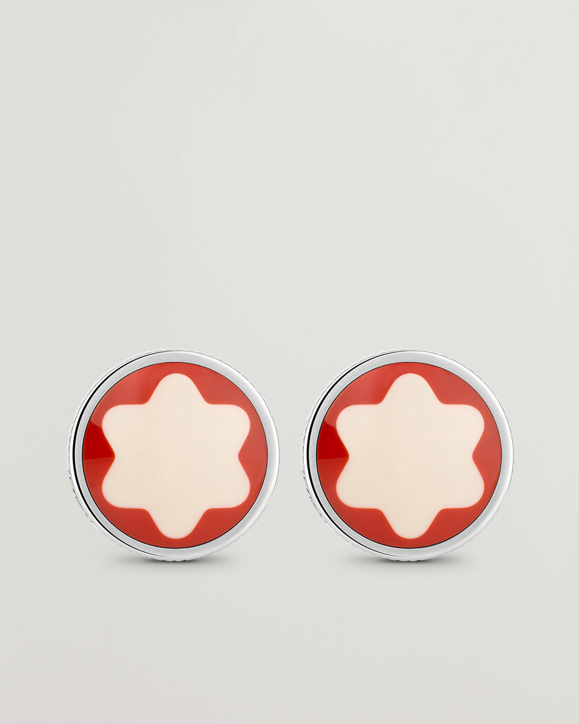 Montblanc Cufflinks Heritage Rouge et Noir  – Silber