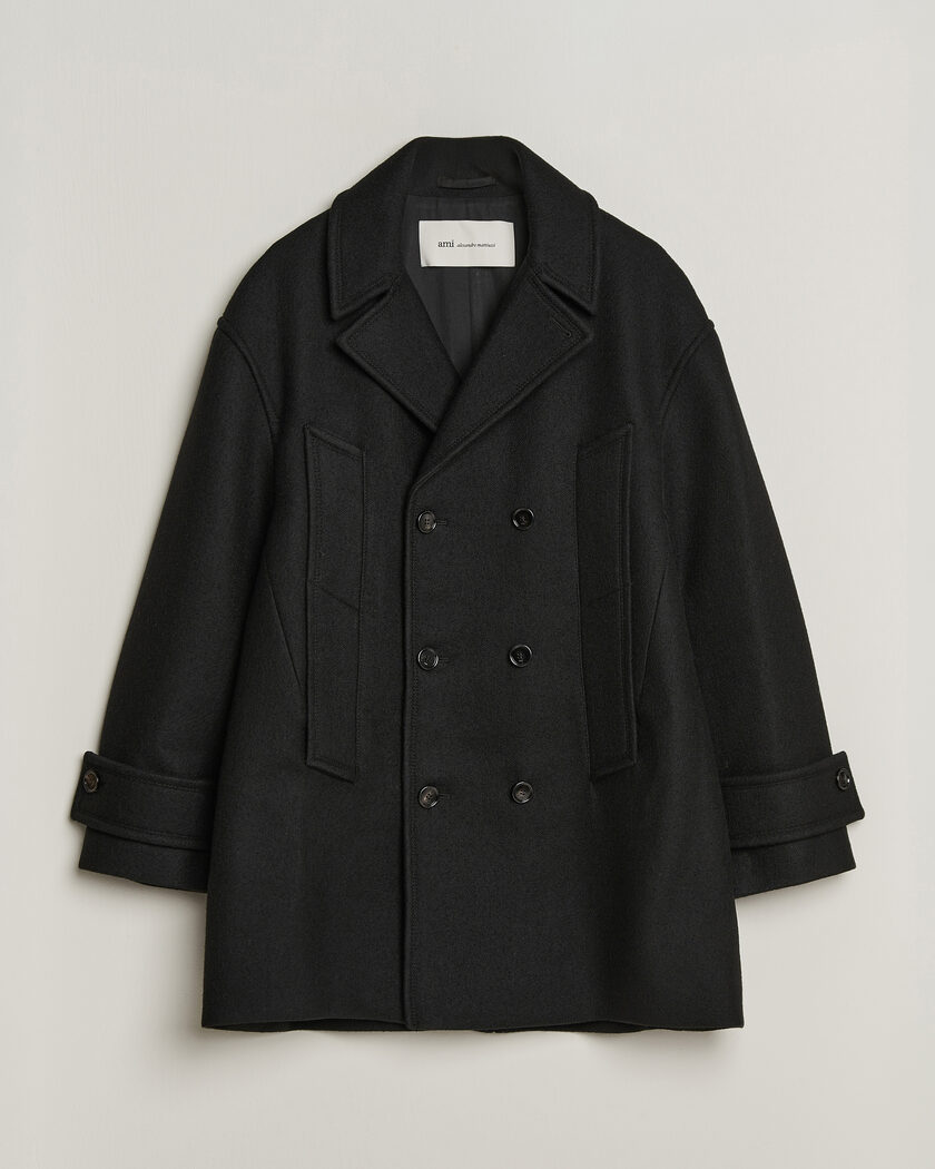 AMI Wool Peacoat Black – Mehrfarbig