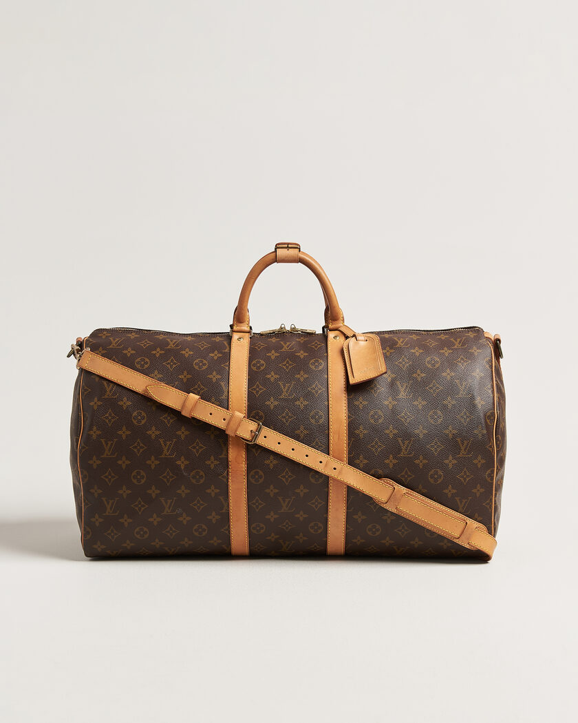 Louis Vuitton Pre-Owned Keepall Bandouliére 55 Monogram – Braun