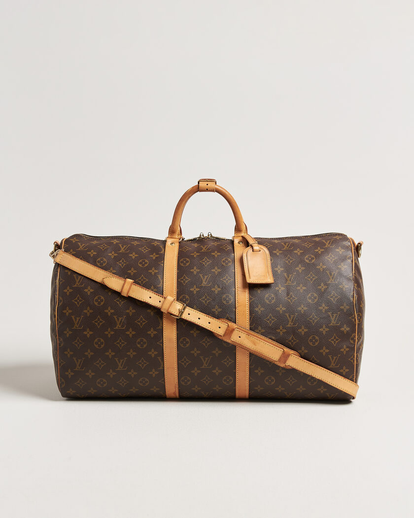Louis Vuitton Pre-Owned Keepall Bandouliére 55 Monogram – Braun