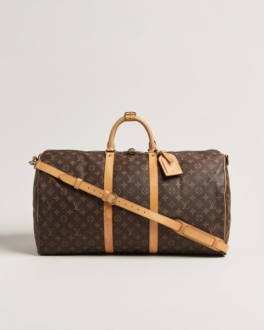 Louis Vuitton Pre-Owned Keepall Bandouliére 55 Monogram – Braun