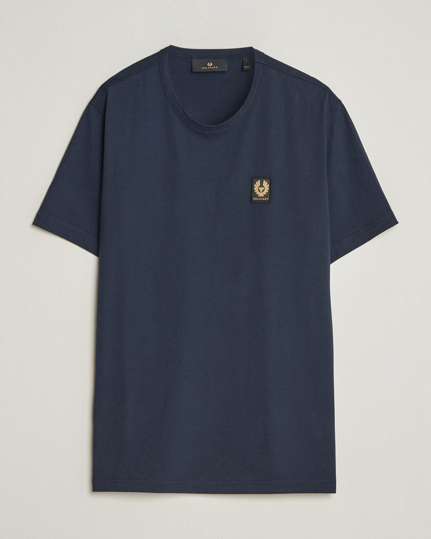 Belstaff Signature Crew Neck T-Shirt Dark Ink – Blau