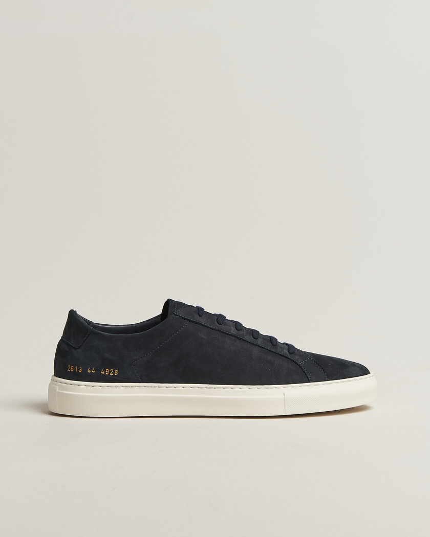 Common Projects Original Achilles Nubuck Sneaker Navy – Blau