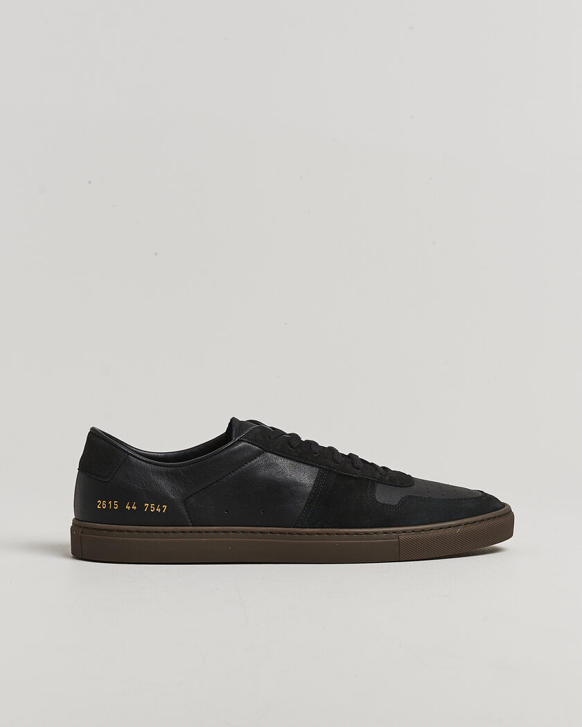 Common Projects Bball Duo Leather Sneaker Black – Schwarz