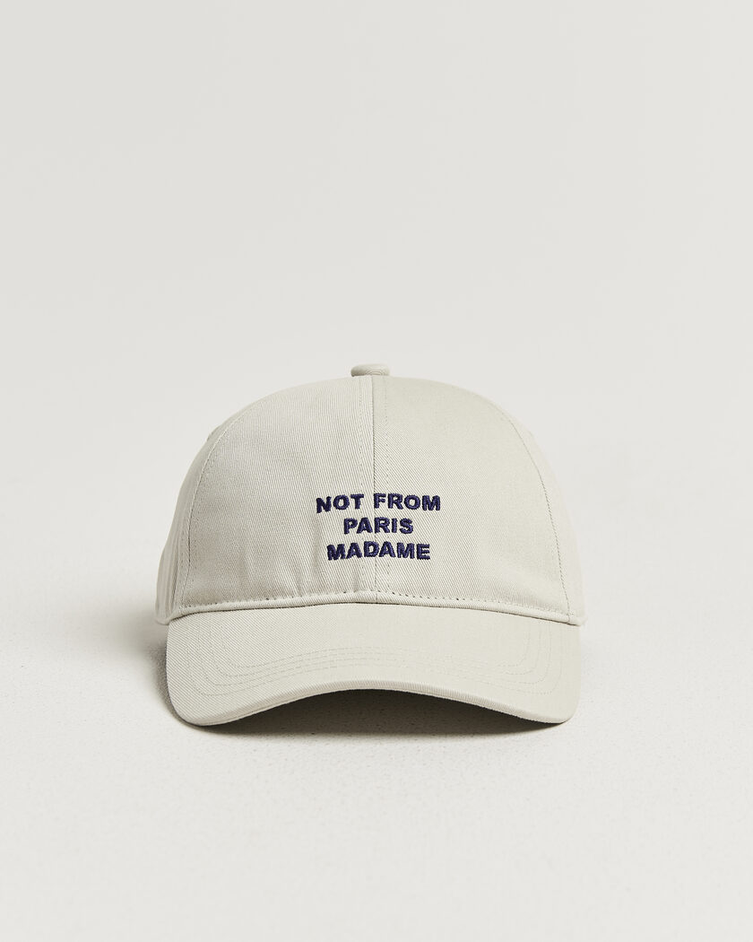 Drôle de Monsieur Slogan Baseball Cap Grey – Grau