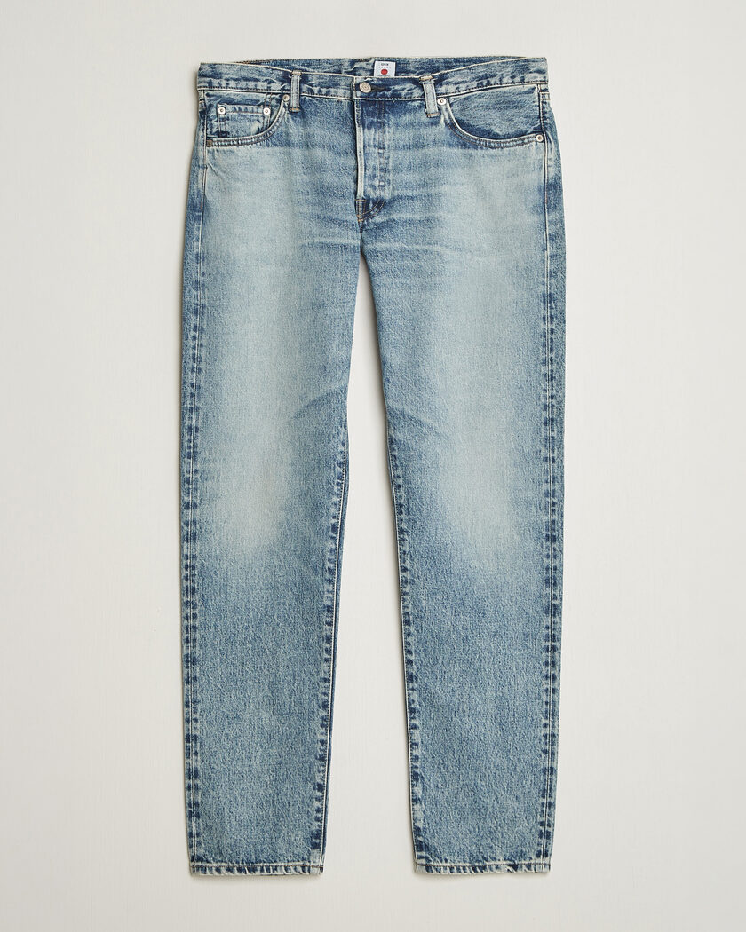 EDWIN Regular Tapered Rainbow Selvage Jeans Light Used – Blau