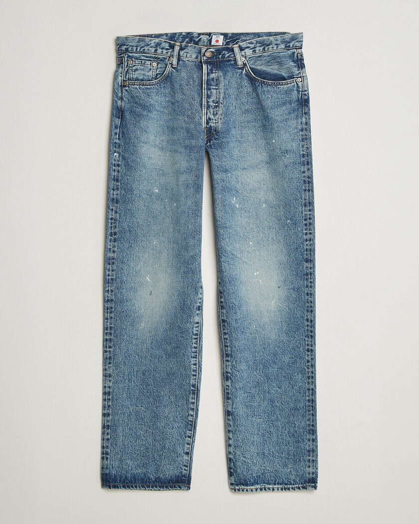EDWIN Loose Straight Rainbow Selvage Jeans Mid Used – Blau