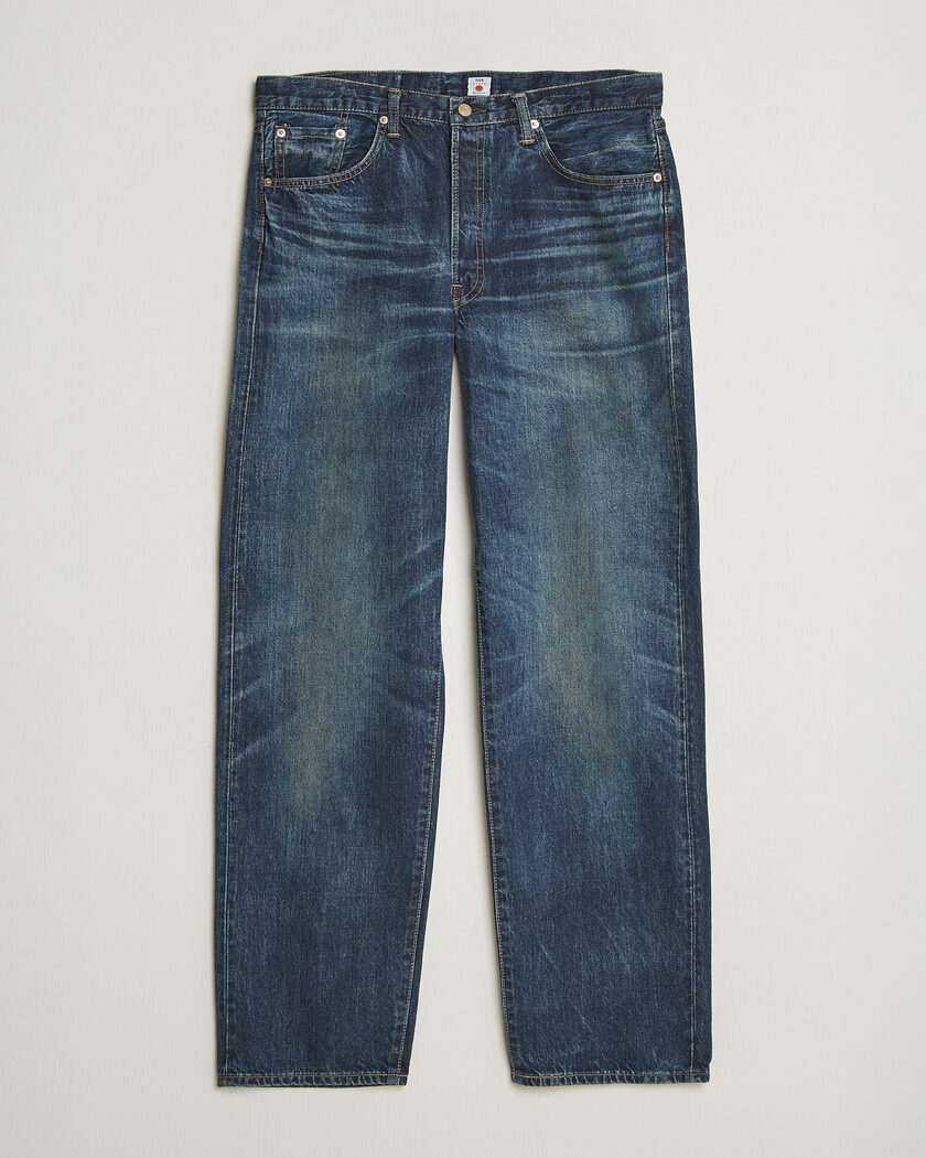  EDWIN Loose Straight Rainbow Selvage Jeans Dark Used – Blau