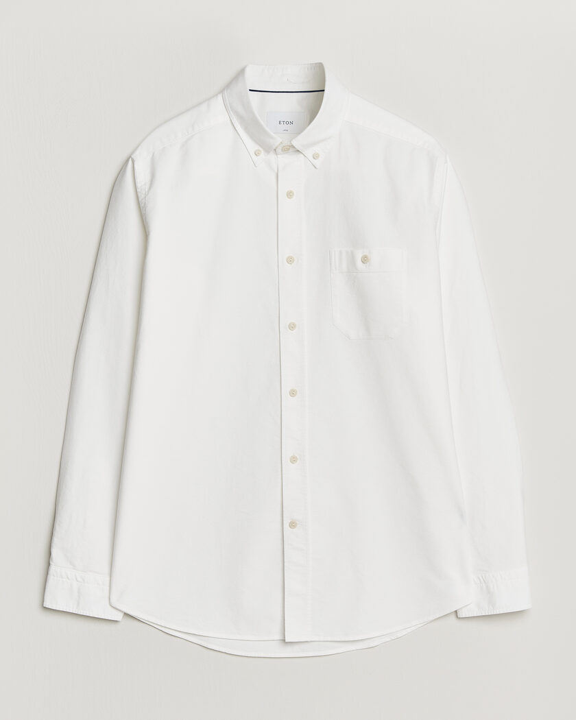 Eton Regular Fit Ivy Oxford Shirt White – Weiß