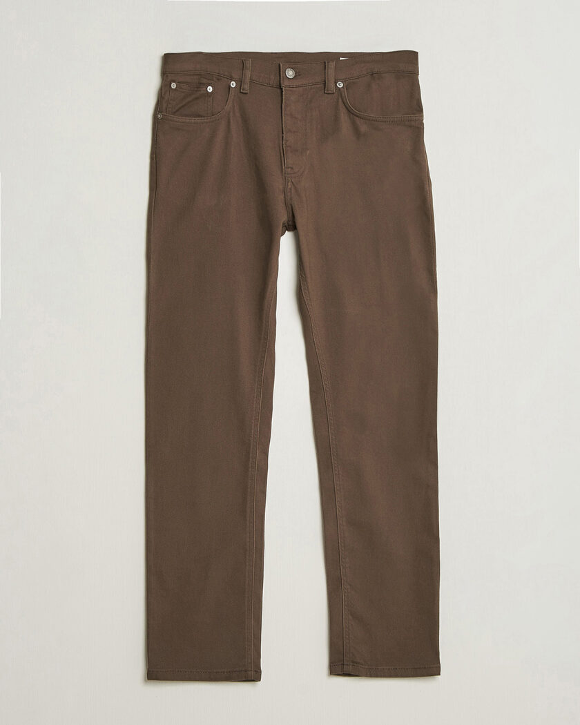 Gant Regular Fit Soft Twill 5-Pocket Pants Shadow Brown – Braun