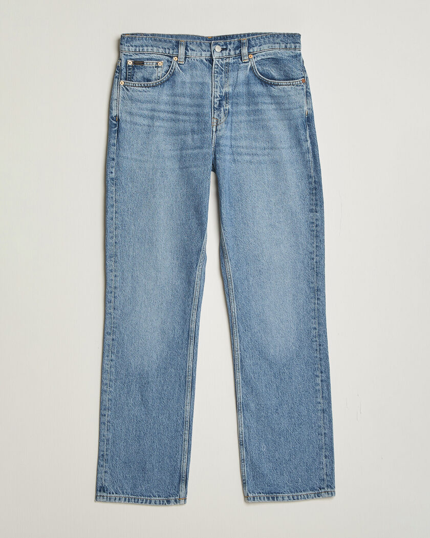 Gant Straight Fit Jeans Mid Blue Broken In – Blau